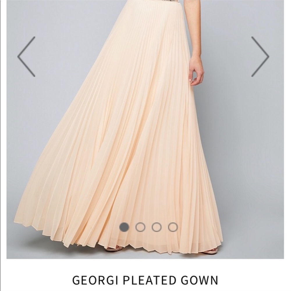 BEBE Georgi Pleated Gown - Picture 5 of 8